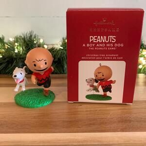 Peanuts - Charlie Brown - “A Boy and His Dog” - Hallmark Keepsake Ornament